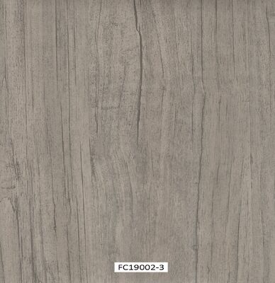 Handscraped PVC Waterproof Vinyl Flooring , UV Coating PVC Wood Flooring
