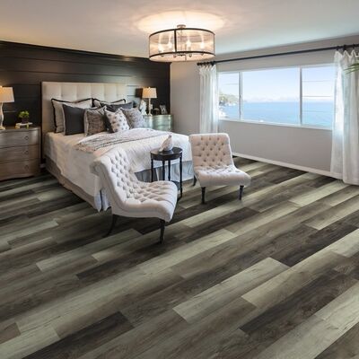 Anti Slip Commercial Vinyl Flooring , Wood Texture PVC Plank Flooring
