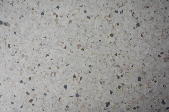 3mm Grey Color Homogeneous PVC Flooring Bacteria Resistance Long Service Life