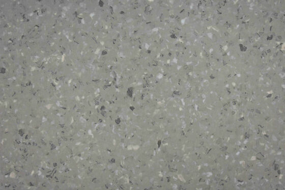 3mm Grey Color Homogeneous PVC Flooring Bacteria Resistance Long Service Life