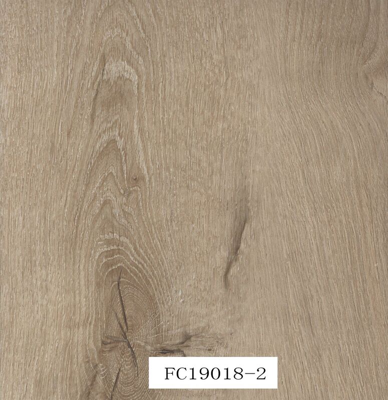 Wood Textured Vinyl Click System Flooring For School / Hotel 5mm Thickness