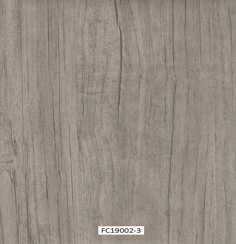 Handscraped PVC Waterproof Vinyl Flooring , UV Coating PVC Wood Flooring