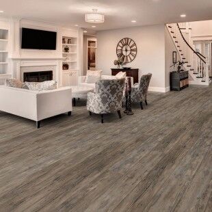 Waterproof Anti - Slip Loose Lay Vinyl Flooring For Home / School / Shop