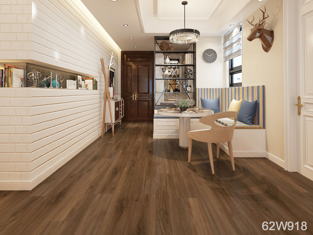 Wear Resistant SPC Vinyl Flooring For Hospital / School / Hotel 4mm Thickness