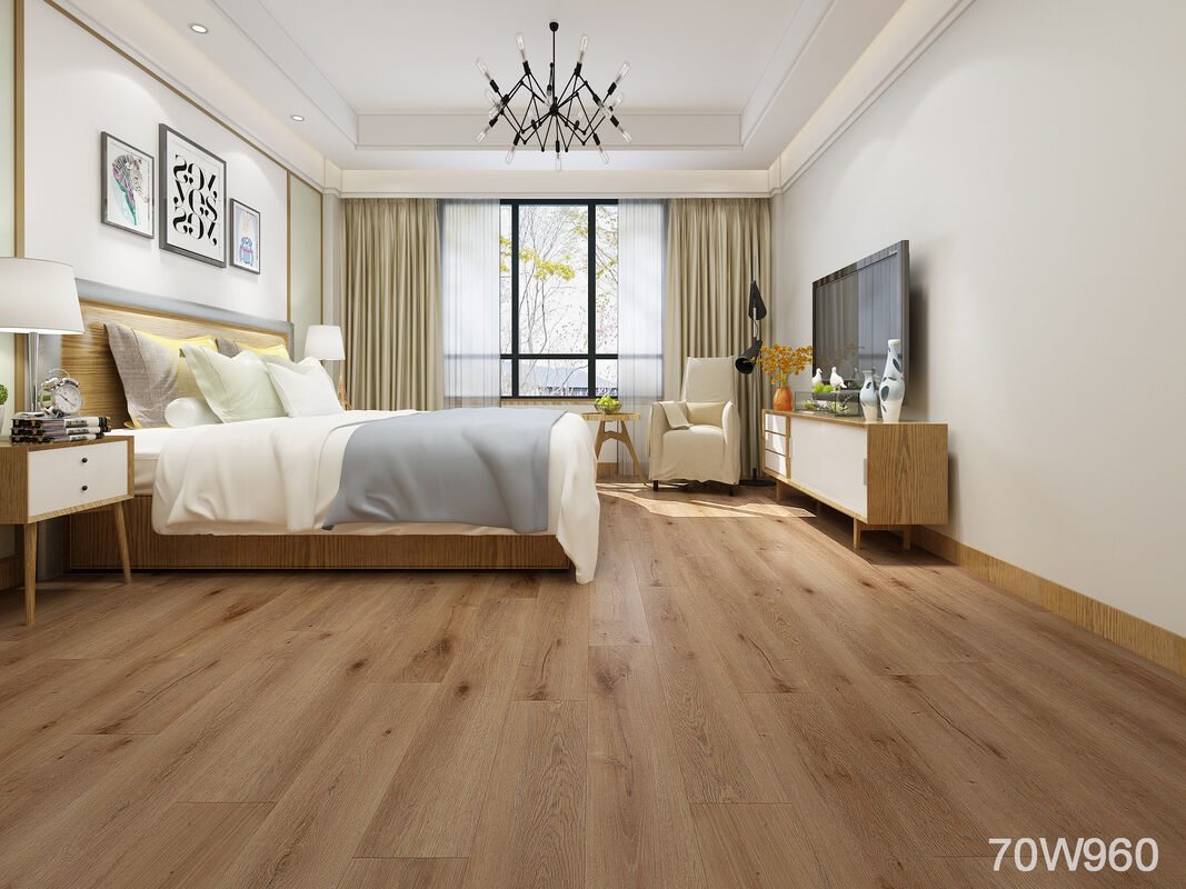 Click Lock Luxury Wood Look Vinyl Plank Flooring SPC Commercial Luxury Vinyl Tile