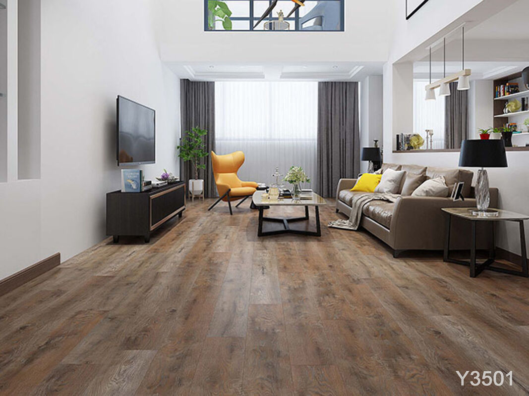 Colorful Wooden Plank Vinyl Flooring Luxury Vinyl Bathroom Spc Deco Floor