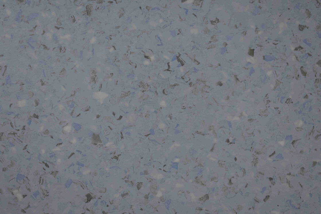 Plastic Non - Slip Homogeneous PVC Flooring , Commercial Vinyl Flooring Sheet