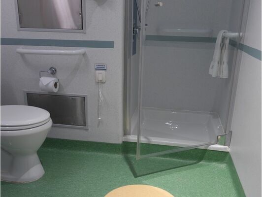 Pavimenti in PVC flessibili e antiscivolo per ospedali